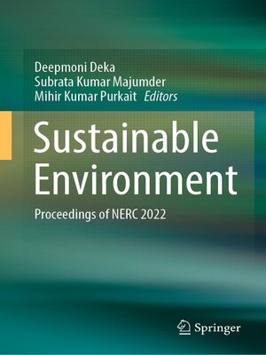 cover image of Sustainable Environment
